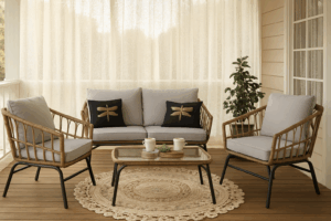 Meble ogrodowe MADERA na tarasie