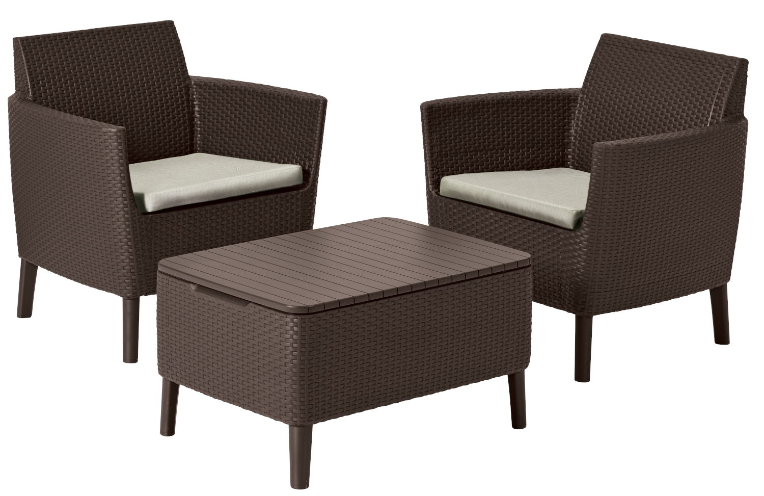 SALEMO WEEKEND brąz meble ogrodowe KETER