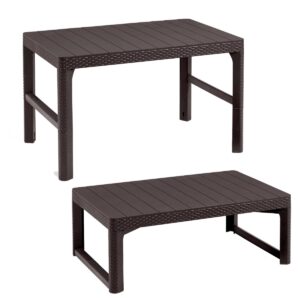 Stolik ogrodowy LYON brąz