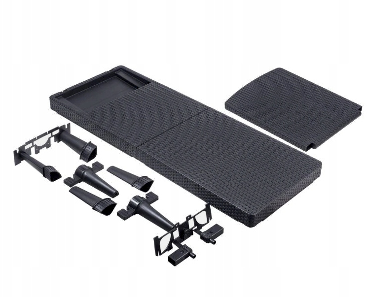 Elementy montażowe leżaka JAIPUR grafit