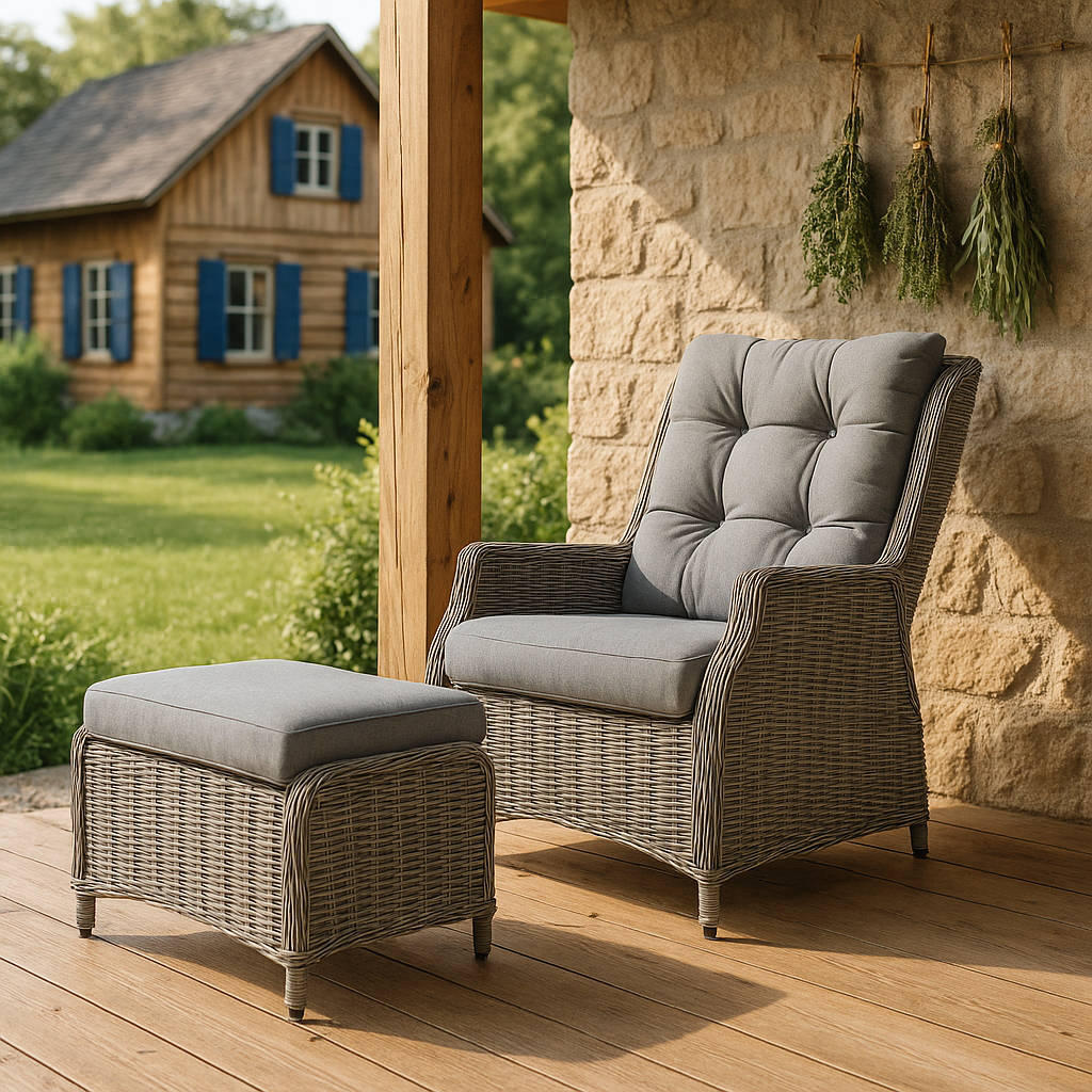 Fotel ogrodowy technorattan MAURITIUS