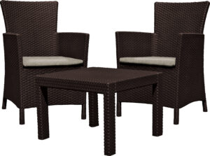 Komplet balkonowy ROSARIO brąz