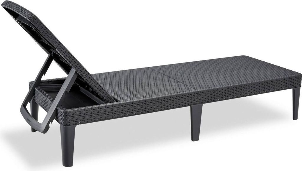 Leżak ogrodowy JAIPU tyłem grafit