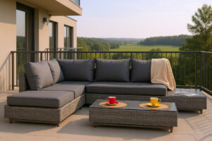 Narożnik z funkcją regulacji oparcia CHROBRY - wymarzone meble ogrodowe