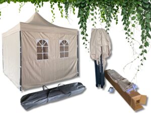 Pawilon handlowy cateringowy 4 ściany 3x3 stal wodoodporny automatyczny