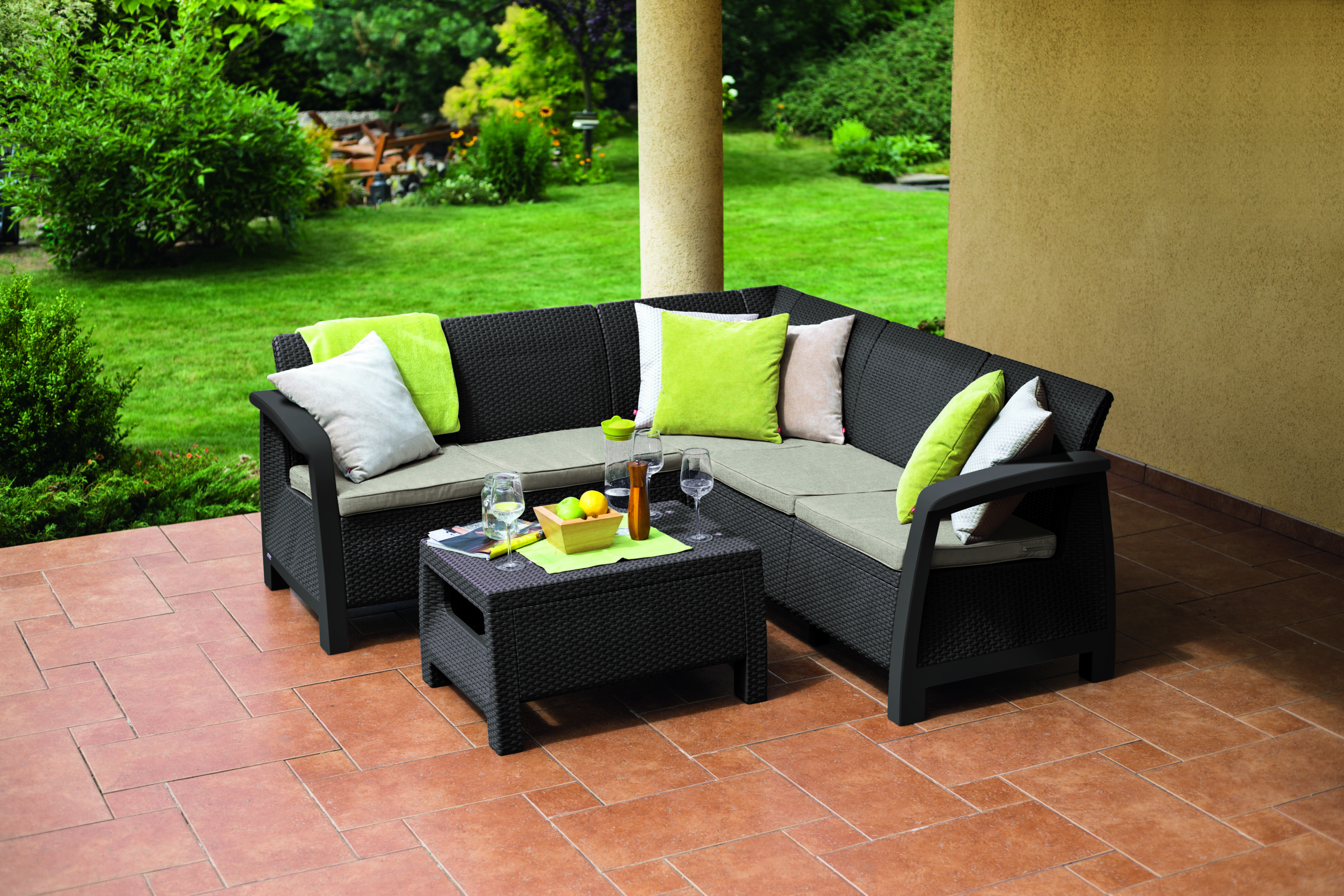 Narożnik RELAX SET brązowy