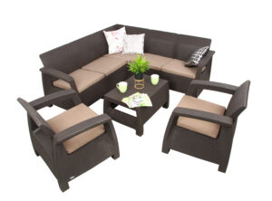 Narożnik RELAX SET i 2 fotele CORFU DUO