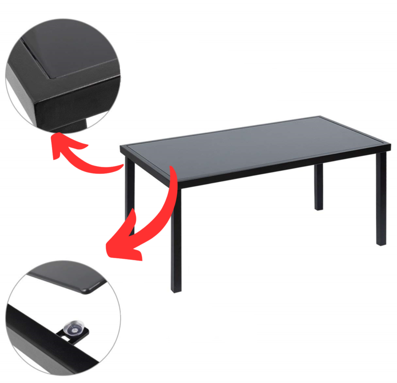 Zestaw mebli ogrodowych PANAMA Komplet balkonowy kawowy na taras 4 os Sofa + 2 Fotele - obrazek 4