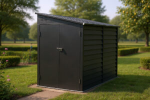 Domek Ogrodowy AŁTAJ 2,59 x 1,3 m Schowek na narzędzia Wiata ogrodowa Szopa