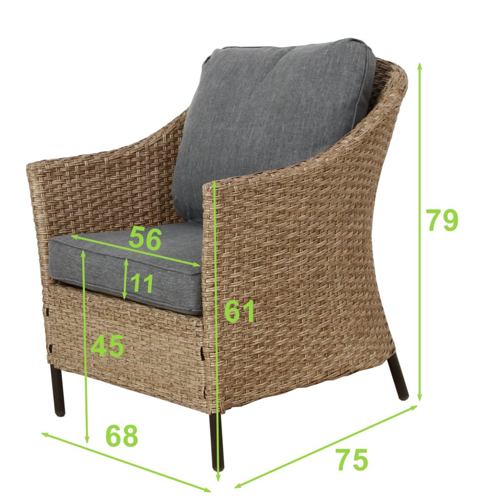 Zestaw mebli ogrodowych ATLANTA – luksusowy komfort, trwałość i design w jednym