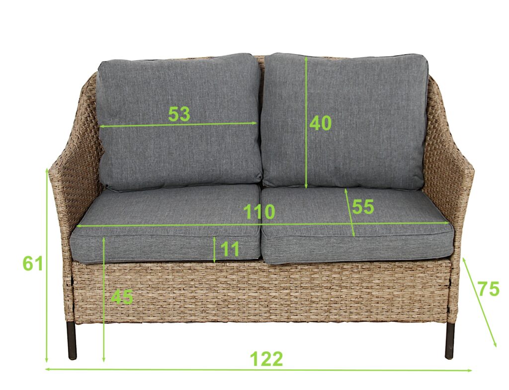 Zestaw mebli ogrodowych ATLANTA – luksusowy komfort, trwałość i design w jednym