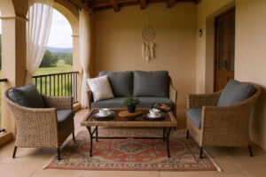 Zestaw mebli ogrodowych ATLANTA – luksusowy komfort, trwałość i design w jednym