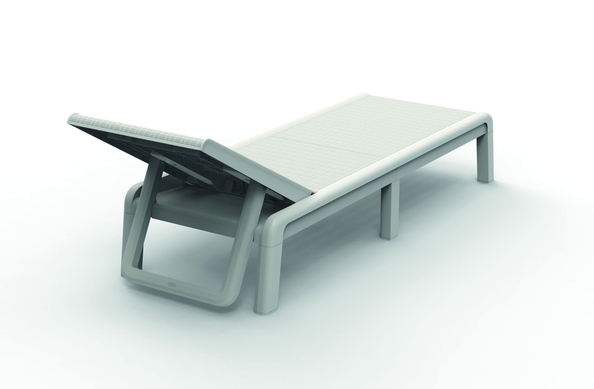 Leżak ogrodowy Keter Mallorca biały – składany, wygodny i odporny na warunki atmosferyczne - obrazek 4