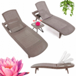 Zestaw leżaków KETER Pacific cappuccino 2 leżaki ze stolikiem boczny
