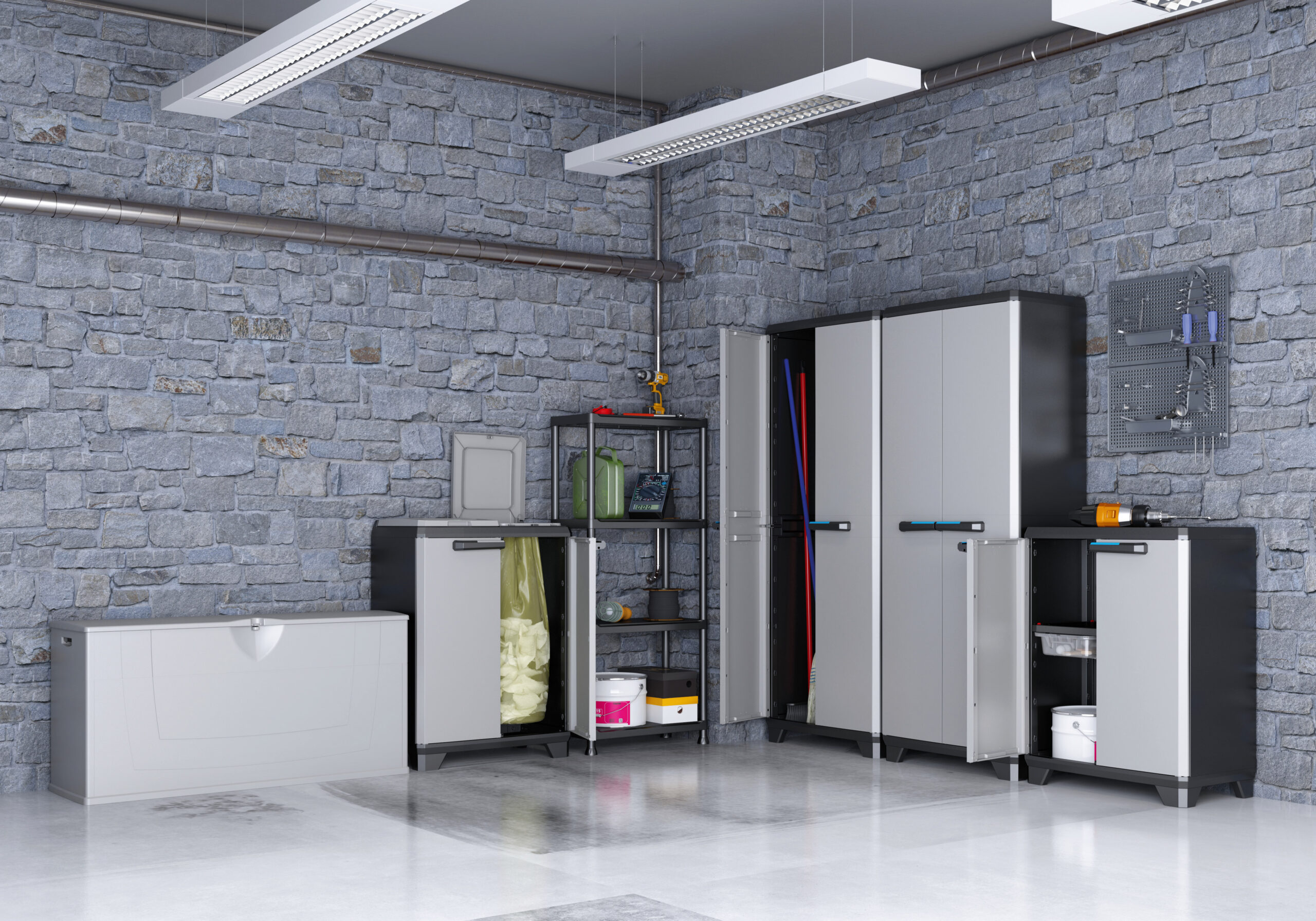 Meble gospodarcze LINEAR aranżacja