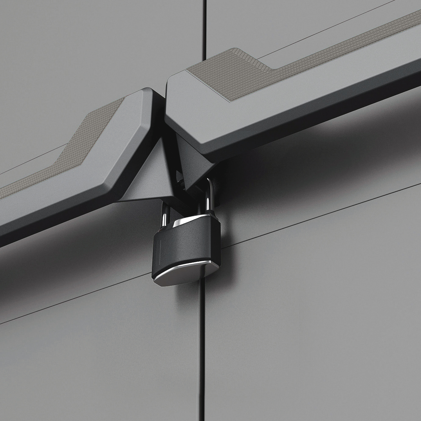 Możliwość zamknięcia na kłódkę szafy ogrodowej PIU