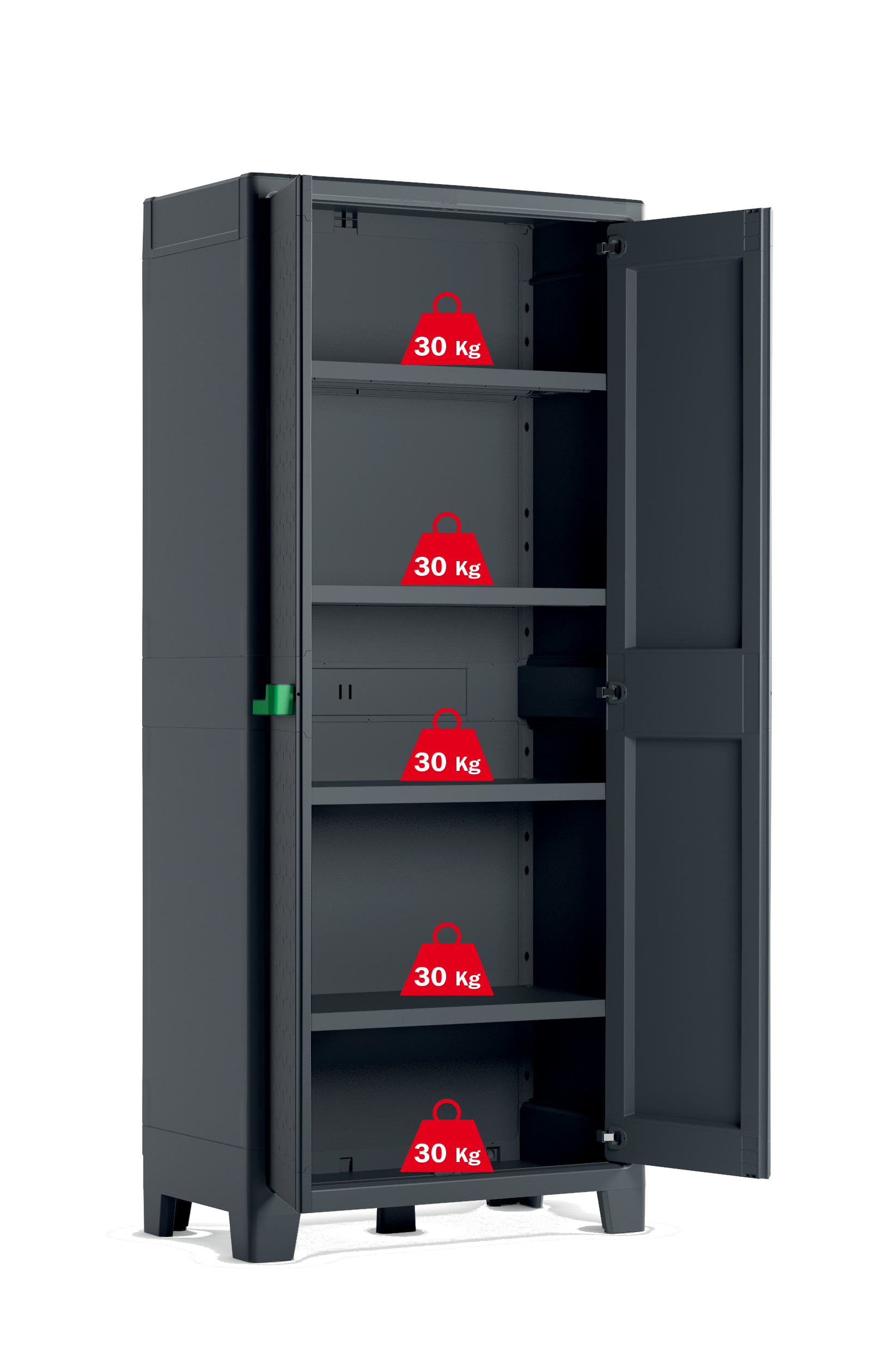 Szafa do garażu MOBY HIGH szafa gospodarcza