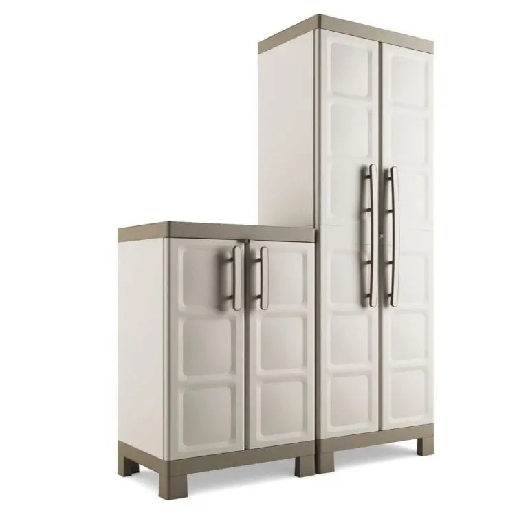 Szafy EXCELLENCE pokazane razem regały gospodarcze