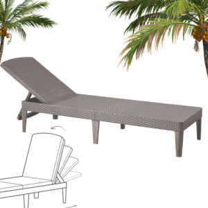 Leżak ogrodowy JAIPUR cappuccino