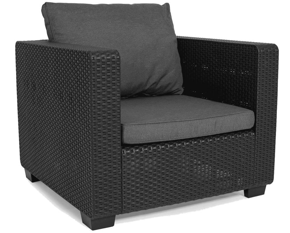 Fotel SALTA fotel ogrodowy krzesło ogrodowe grafit