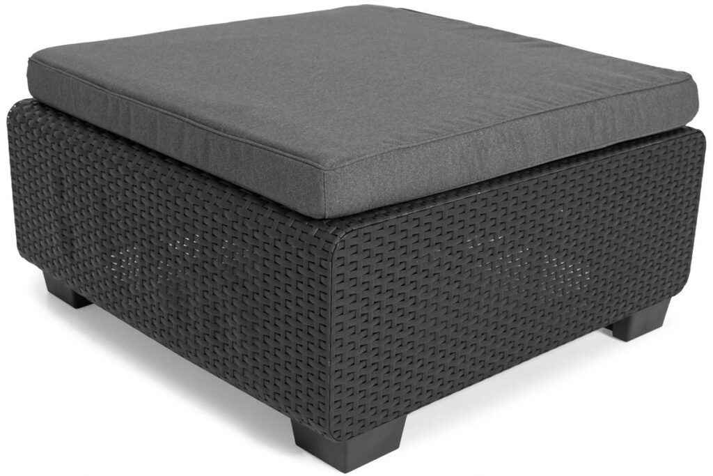 Stolik SALTA z poduszką może być też pufą lub podnóżkiem