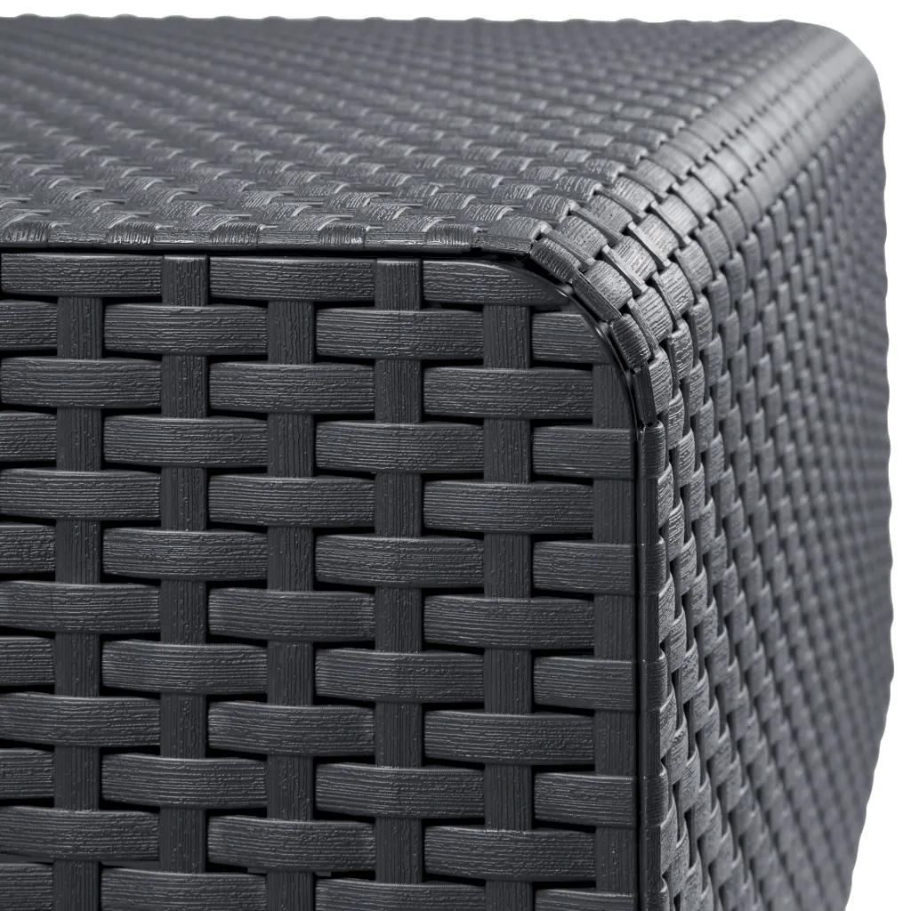 Zbliżenie faktury stolika ogrodowego SALTA