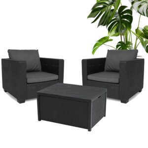 Zestaw mebli ogrodowych Fotele SALTA i stolik ARICA