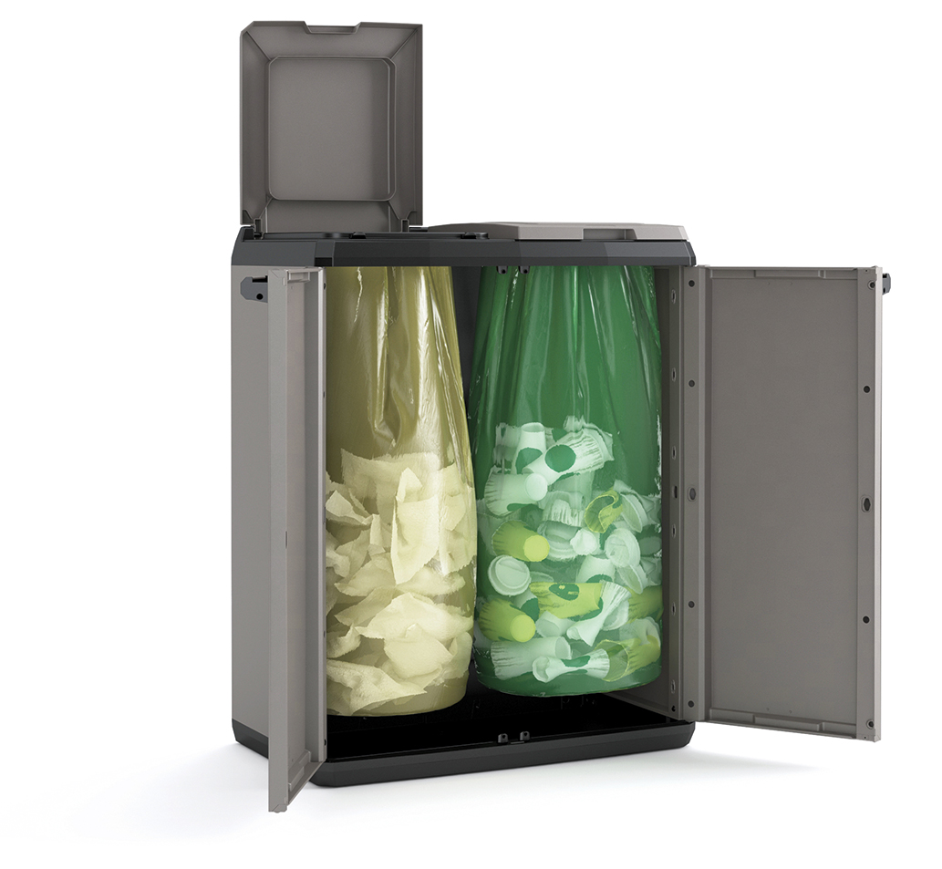 Otwarta szafka KETER KIS szafka do garażu kosz na śmieci